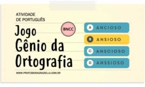 PORTUGUES - jogo - genio da ortografia